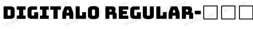 Digitalo Regular字体转换